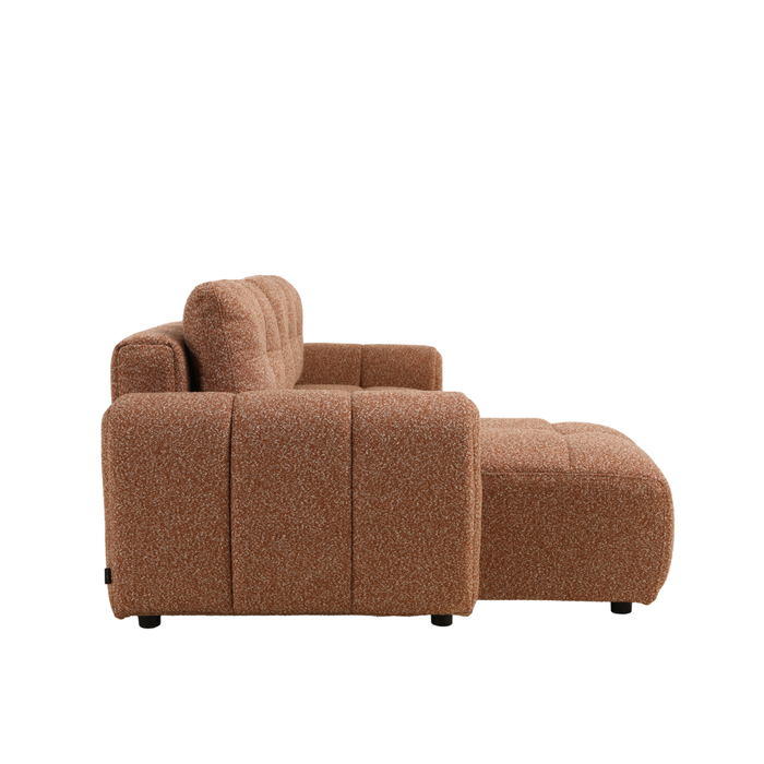 Bronx71 Slaapbank 2 persoons Inka terracotta bouclé mélange