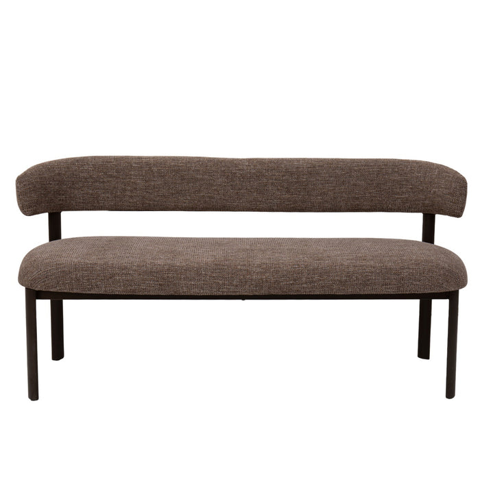 DÉJA Living - Eetkamerbank Taupe Brons - 160cm - Alamo