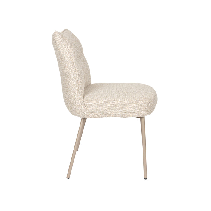 Housecraft Living Jacques Eetkamerstoelen Beige - Set van 2