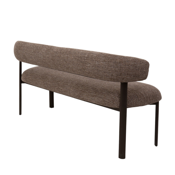 DÉJA Living - Eetkamerbank Taupe Brons - 160cm - Alamo