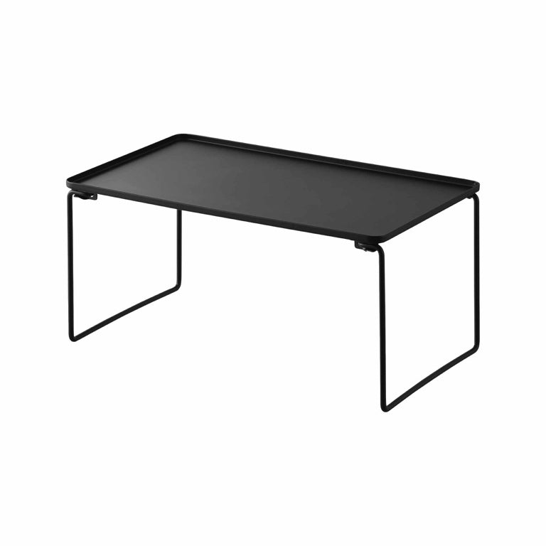 Yamazaki Tower Stapelbaar rek inklapbaar M - Zwart