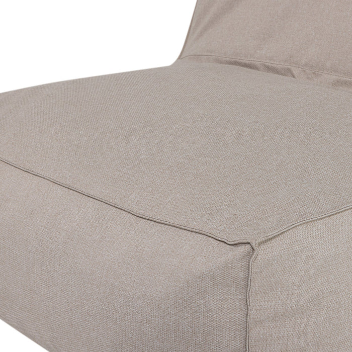 WOOOD Velora Tuin Ligbed & Loungestoel - Polyester - Zand - Set van 2