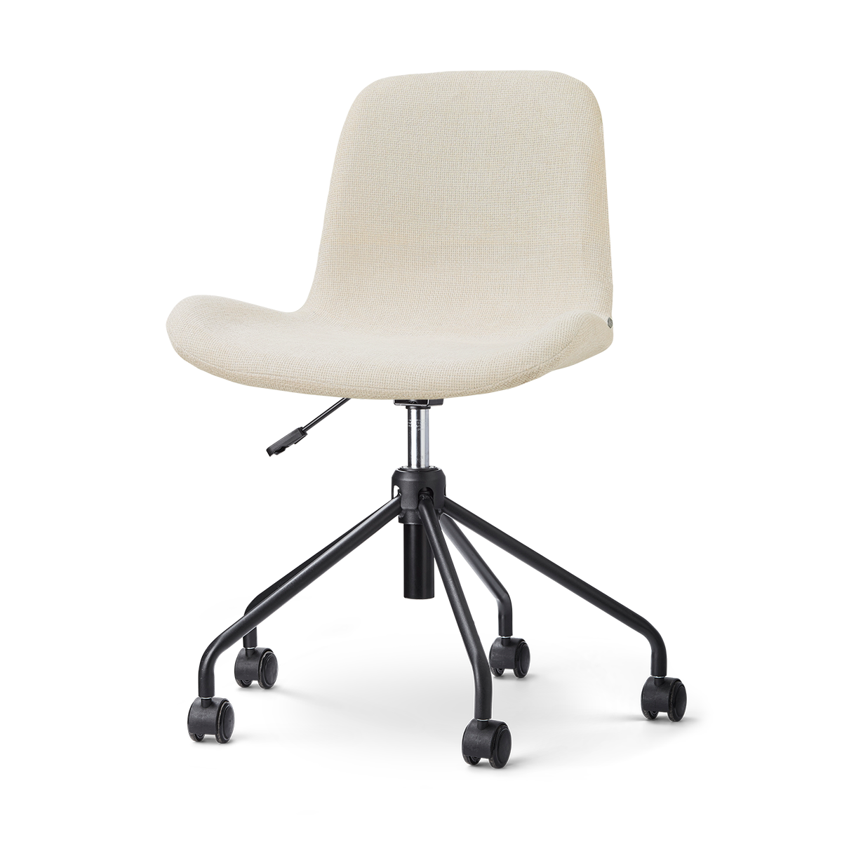 Nolon Nout-Fé bureaustoel cottonbeige - zwart onderstel