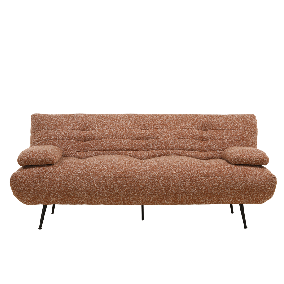 Bronx71 Slaapbank 1 persoons Mira terracotta bouclé mélange