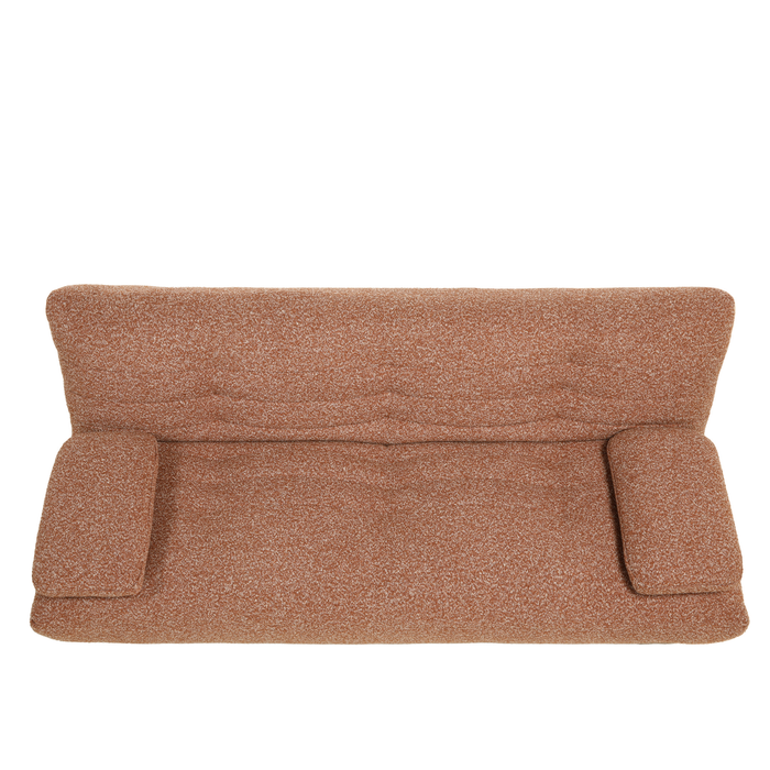 Bronx71 Slaapbank 1 persoons Mira terracotta bouclé mélange