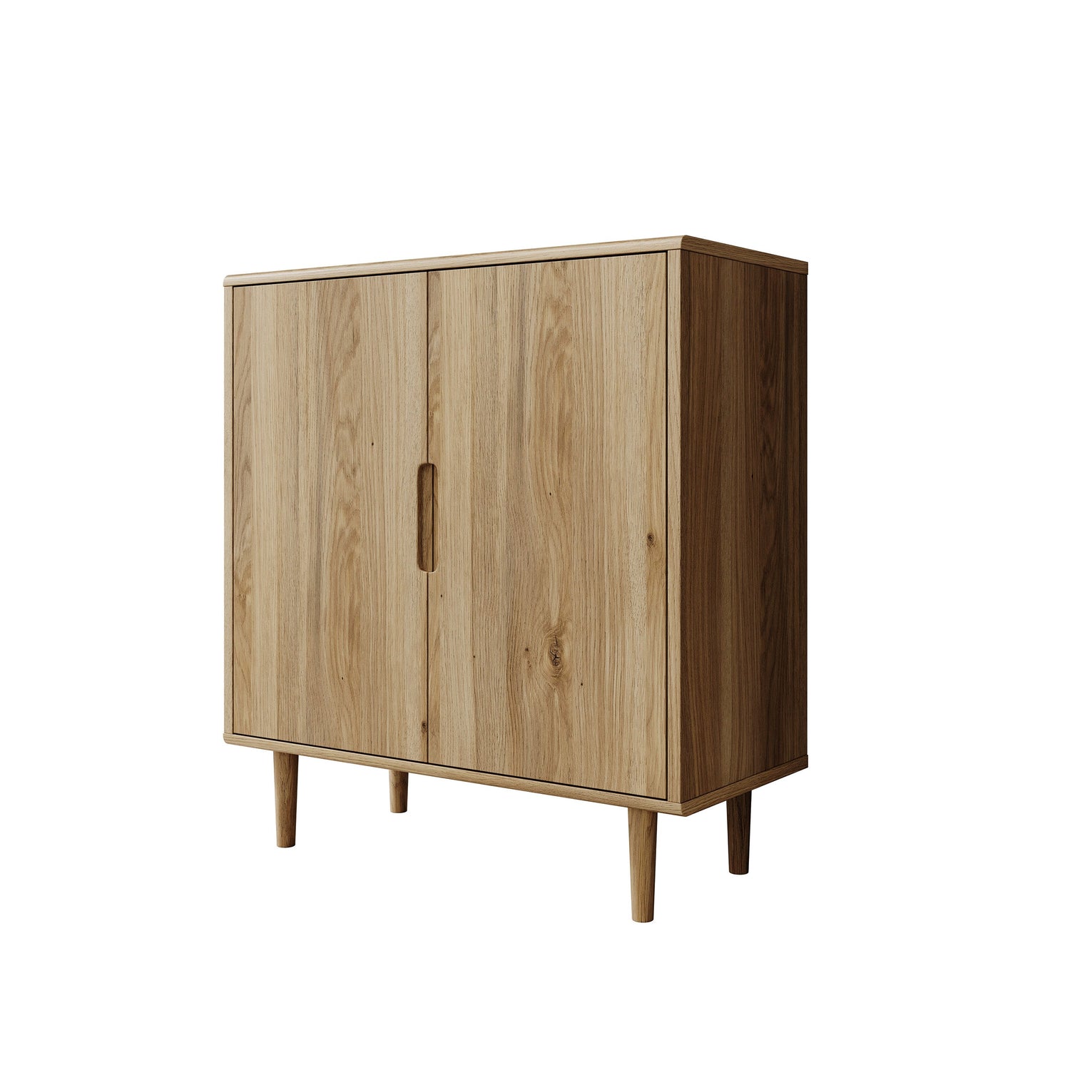 Meubella - Selwood - Dressoir - Eikenpatroon - 95x43x103 cm