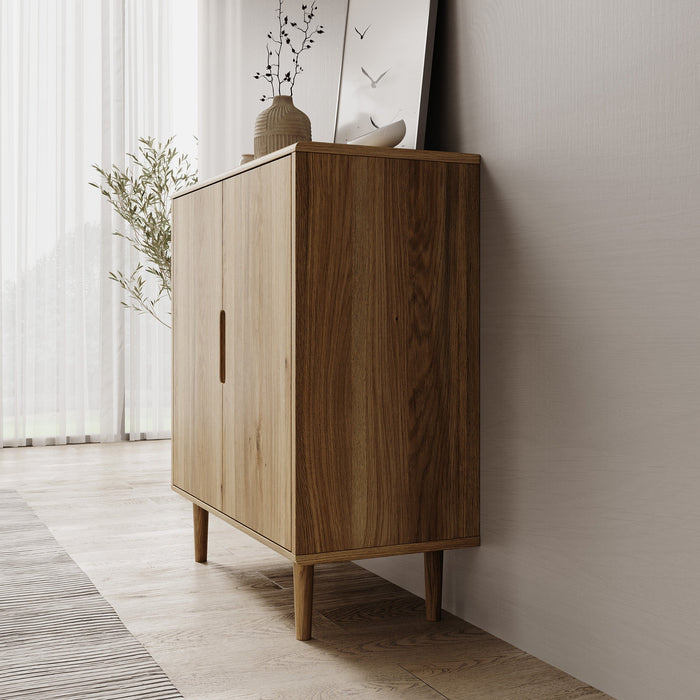 Meubella - Selwood - Dressoir - Eikenpatroon - 95x43x103 cm