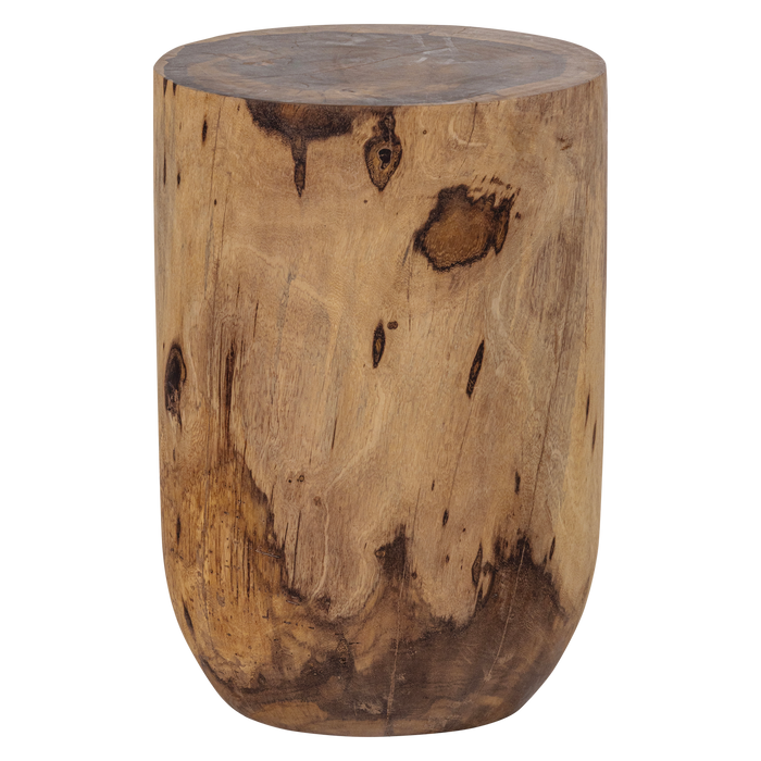 WOOOD Viri Bijzettafel - Hout - Naturel - 40x35x35