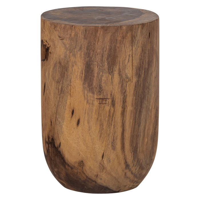 WOOOD Viri Bijzettafel - Hout - Naturel - 40x35x35