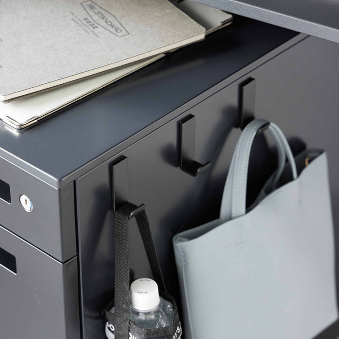 Yamazaki Tower Haak magnetisch S set van 3 - Zwart