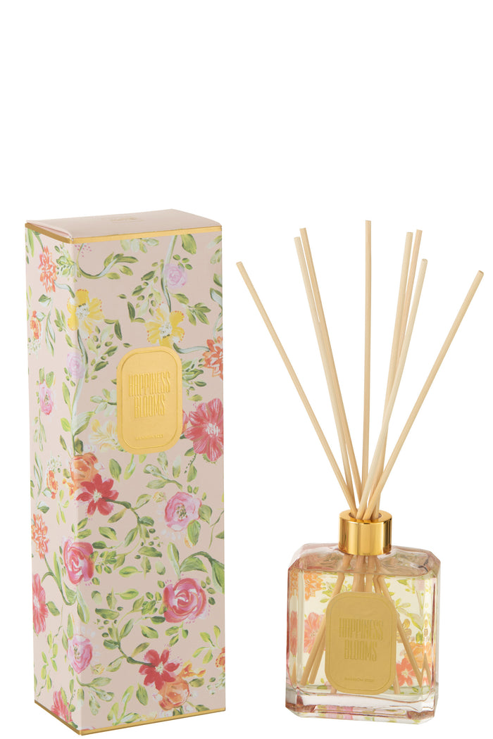 J-Line geurolie + stokjes Happiness Blooms - Rainbow Reef -