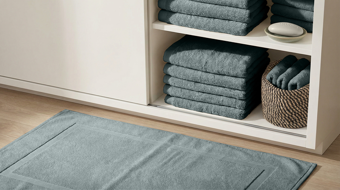 Eleganzzz Badgoedset 100% Katoen - olive green - 12-delig