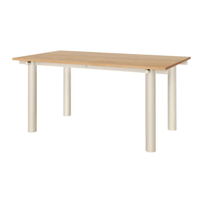 Ferm Living Atura Eettafel 160 x 90 cm - Light Cashmere / Natural Oak Veneer