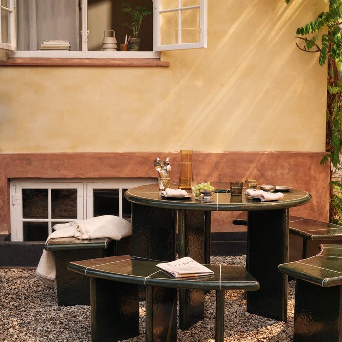 Ferm Living Deya Eettafel - Dark Green