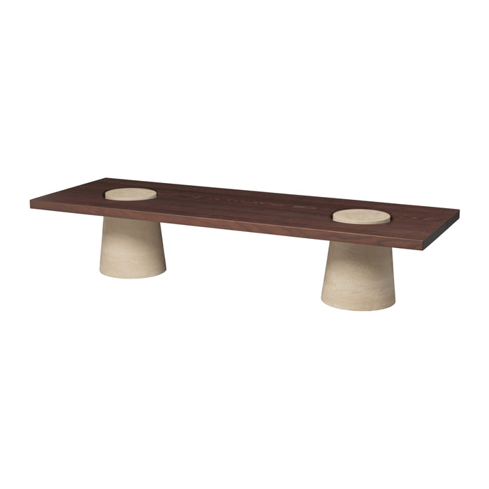 Ferm Living Grova Salontafel - Travertine