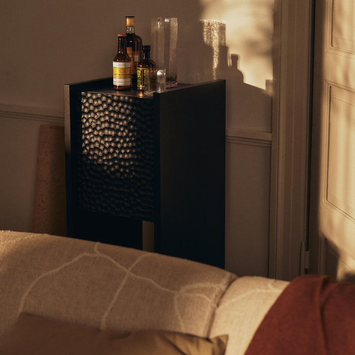 Ferm Living Scarni Pedestal Kast - Dark Stained Ash