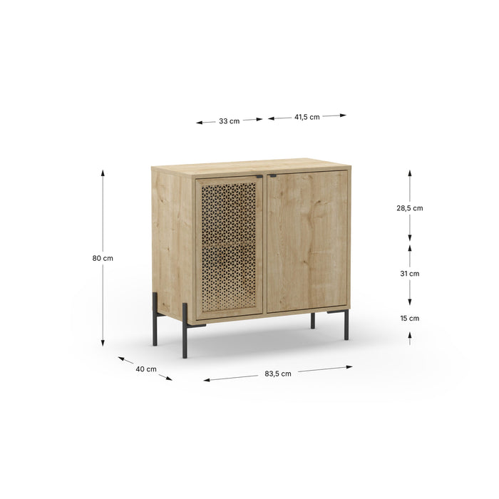 Marckeric - Kast Inca - Bruin - 83.6x40x80.3cm