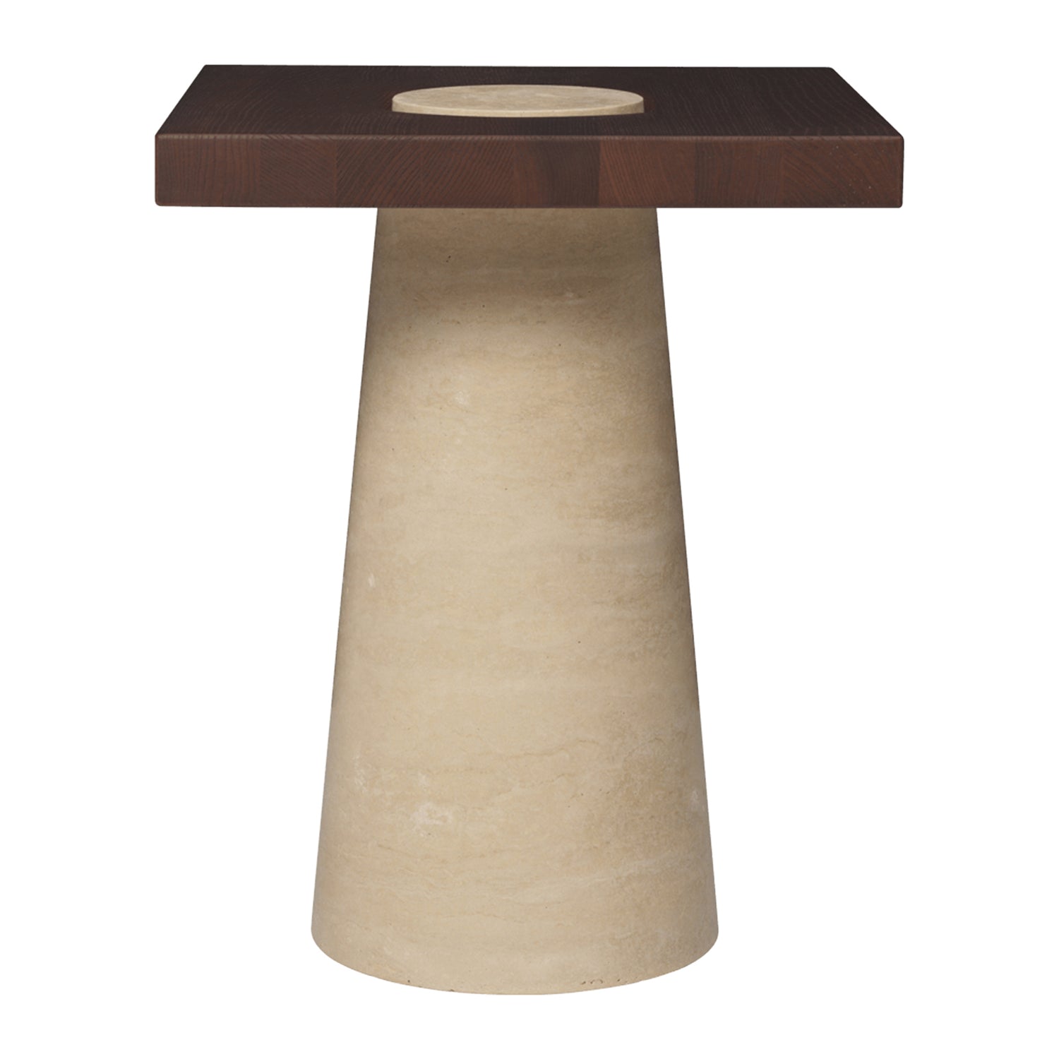 Ferm Living Grova Bijzettafel - Travertine