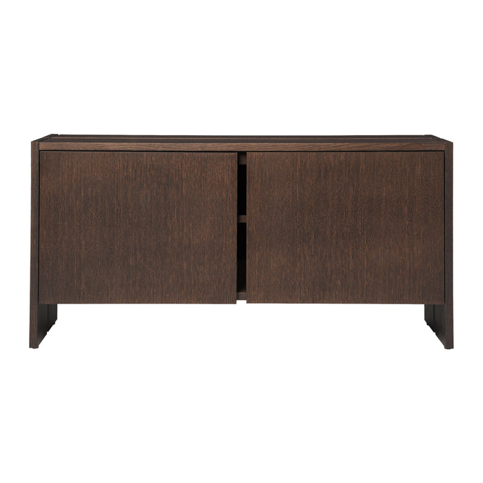 Ferm Living Parcel Hallway Kast H 50 cm - Dark Stained Oak