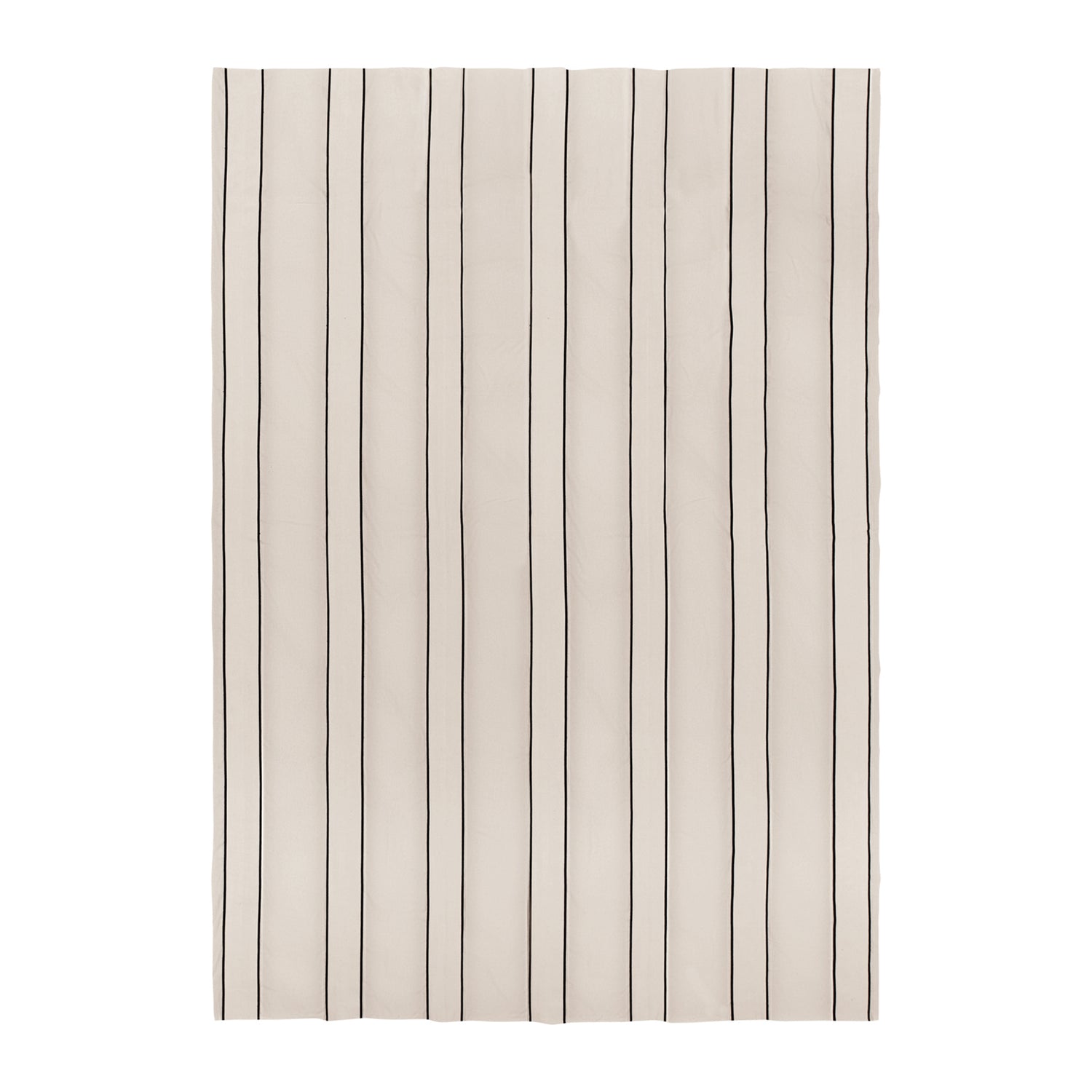 Ferm Living Twill Bedsprei 260 x 180 cm - Off-White / Black