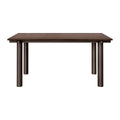 Ferm Living Atura Eettafel 160 x 90 cm - Dark Chocolate / Dark Stained Oak
