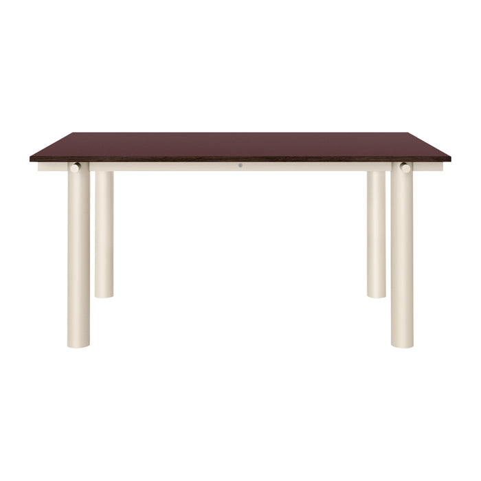 Ferm Living Atura Eettafel 160 x 90 cm - Light Cashmere / Burgundy Linoleum