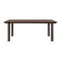Ferm Living Atura Eettafel 200 x 90 cm - Dark Chocolate / Dark Stained Oak