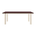 Ferm Living Atura Eettafel 200 x 90 cm - Light Cashmere / Burgundy Linoleum