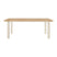 Ferm Living Atura Eettafel 200 x 90 cm - Light Cashmere / Natural Oak Veneer