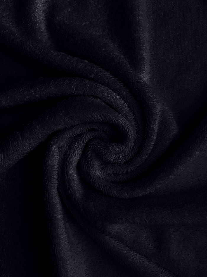Eleganzzz Badstof Badlaken 100% Katoen 70x140cm - black - Set van 12