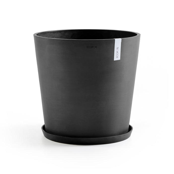 Ecopots Amsterdam Bloempot Met Waterreserve Ø 50 cm - Donkergrijs