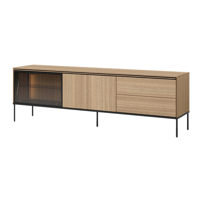 by fonQ Grain Tv-meubel B 197 cm - Eikenhout