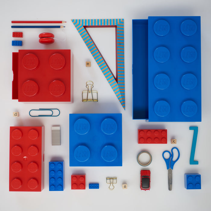 LEGO® Brick 4 Opbergbox Met Lade - Blauw