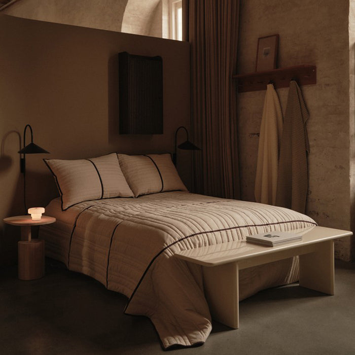 Ferm Living Ripple Draagbare Tafellamp - Wit