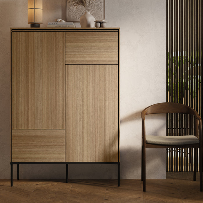 by fonQ Grain Wandkast - Eikenhout