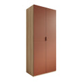 Meubella - Montclair - Kledingkast - Terracotta|Eiken - 90x53x215 cm
