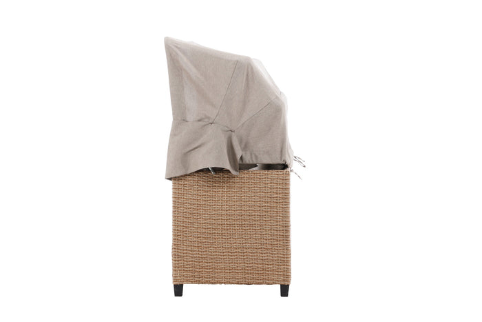 Fjôrd - Ligstoel Beige Wicker - 60x200x135cm - Nopy