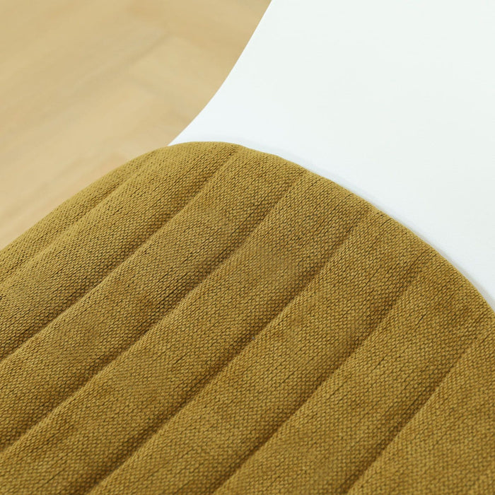 Nolon Nino-Liz Barkruk Wit met Mosgroen Zitkussen - Wit Onderstel - 65