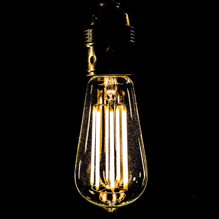 KS Verlichting LED E27 4W Edison 15 cm Classic Gold Lichtbron