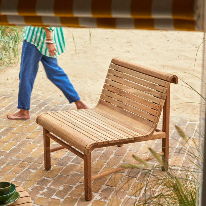 Tikamoon - Tuinfauteuil van gerecycled teak Hélen