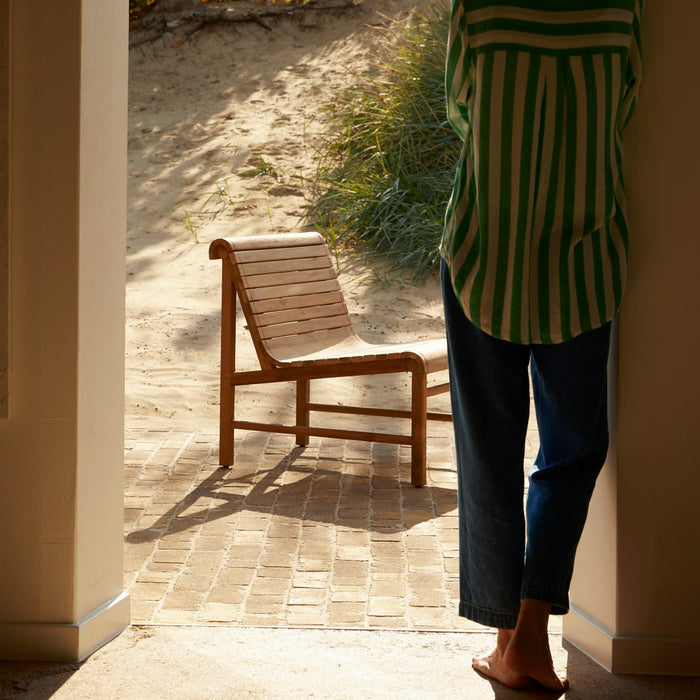 Tikamoon - Tuinfauteuil van gerecycled teak Hélen