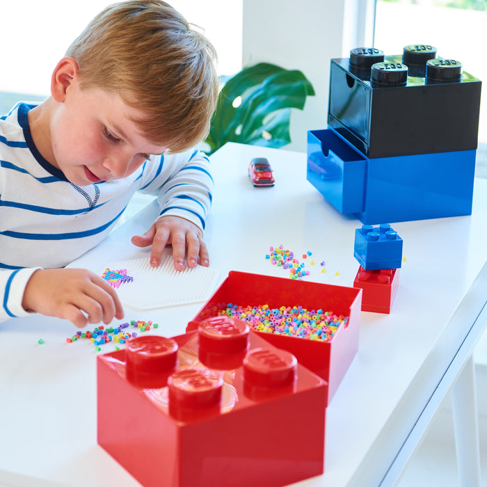 LEGO® Brick 4 Opbergbox Met Lade - Zwart
