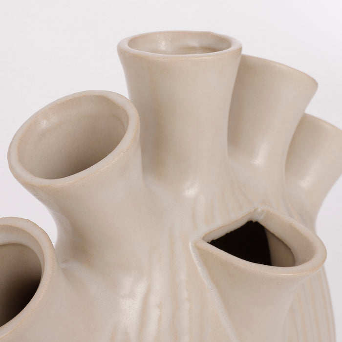 Mica Decorations Saul Tulpvaas H 30,5 cm - Crème