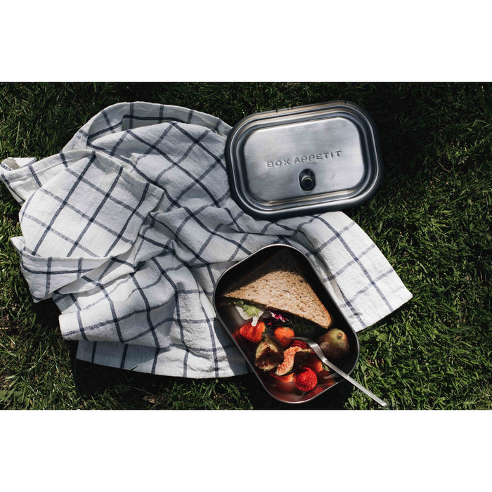 Black+Blum RVS Lunchbox - 1 Ltr - Oranje