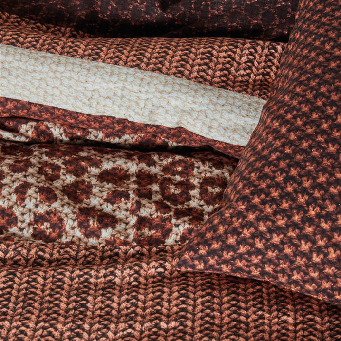 Beddinghouse Gino Dekbedovertrek 240 x 220 cm - Terra