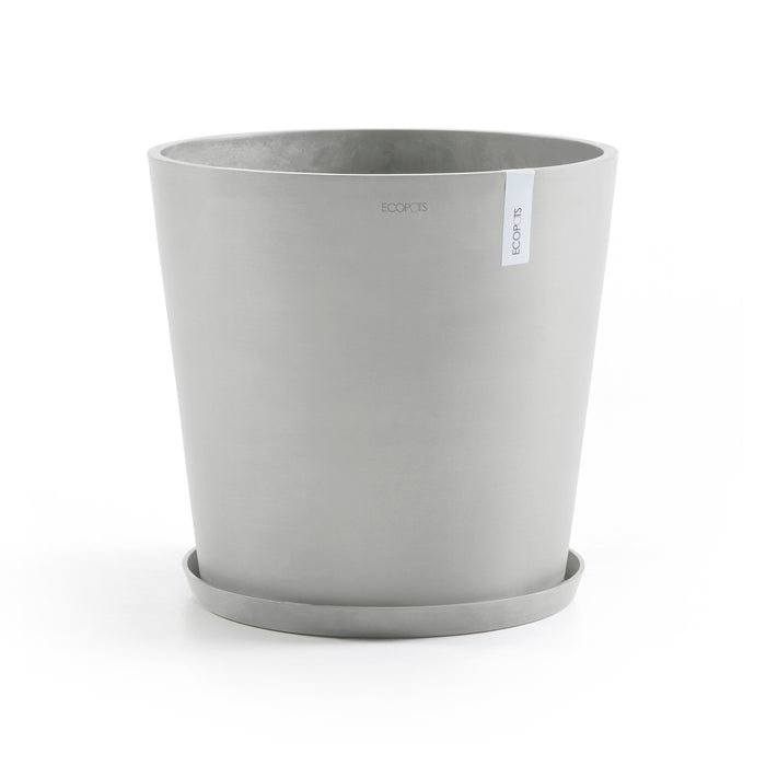 Ecopots Amsterdam Bloempot Met Waterreserve Ø 50 cm - Witgrijs