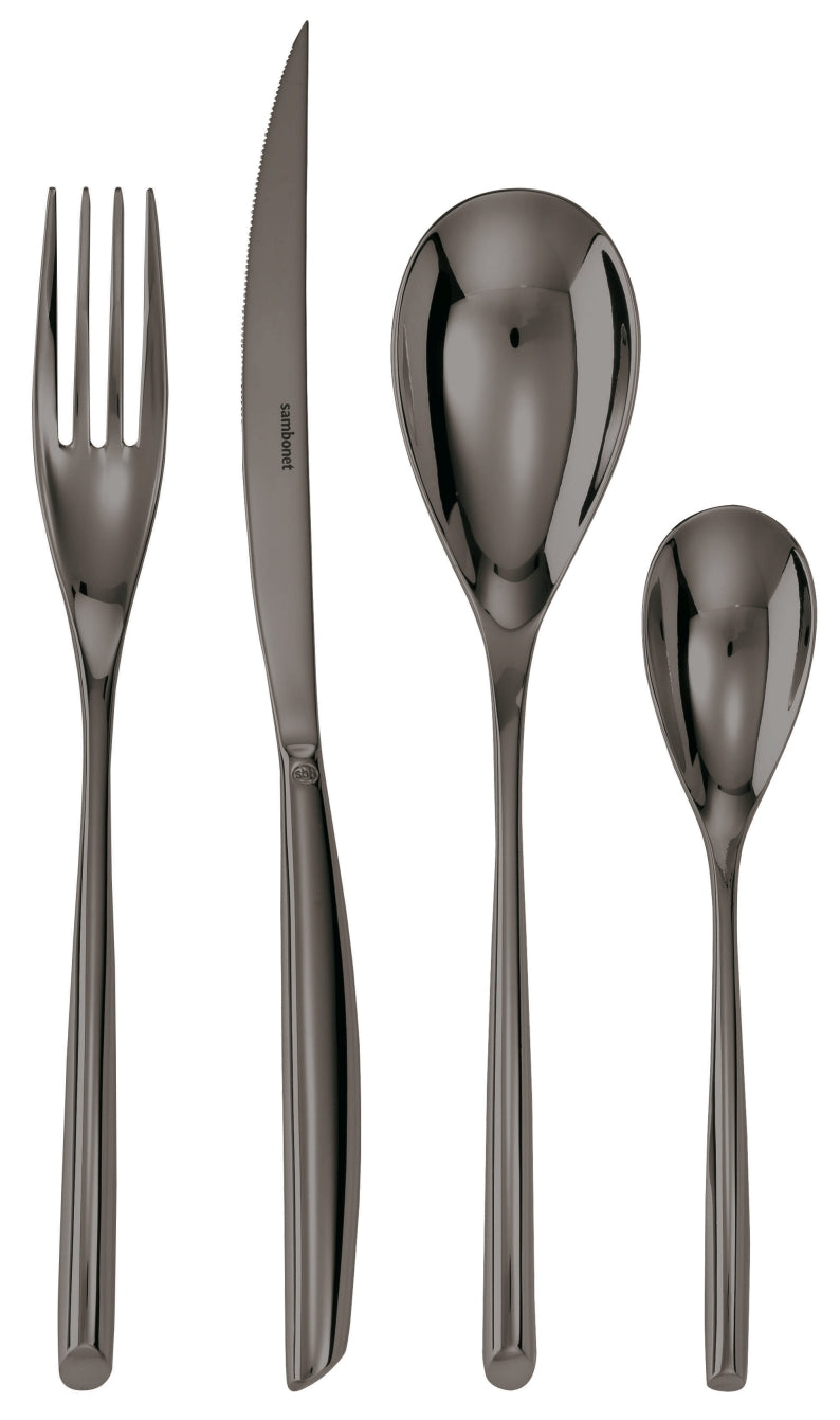 Sambonet Bamboo Bestekset 24-delig - Zwart