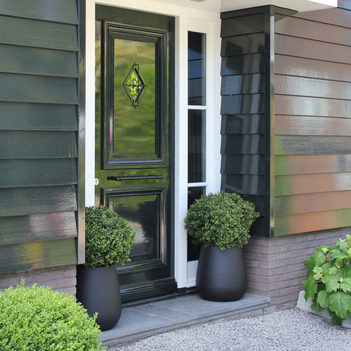 Vase The World Vermont - Zwart