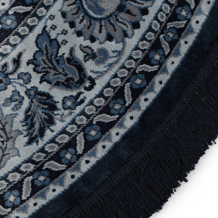 Dutchbone Bodega Vloerkleed Ø 175 cm - Blauw