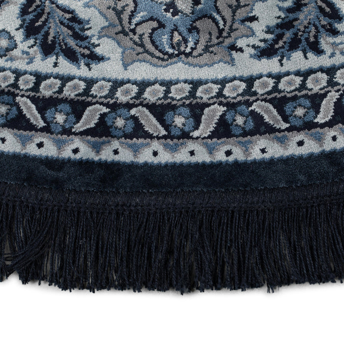 Dutchbone Bodega Vloerkleed Ø 175 cm - Blauw